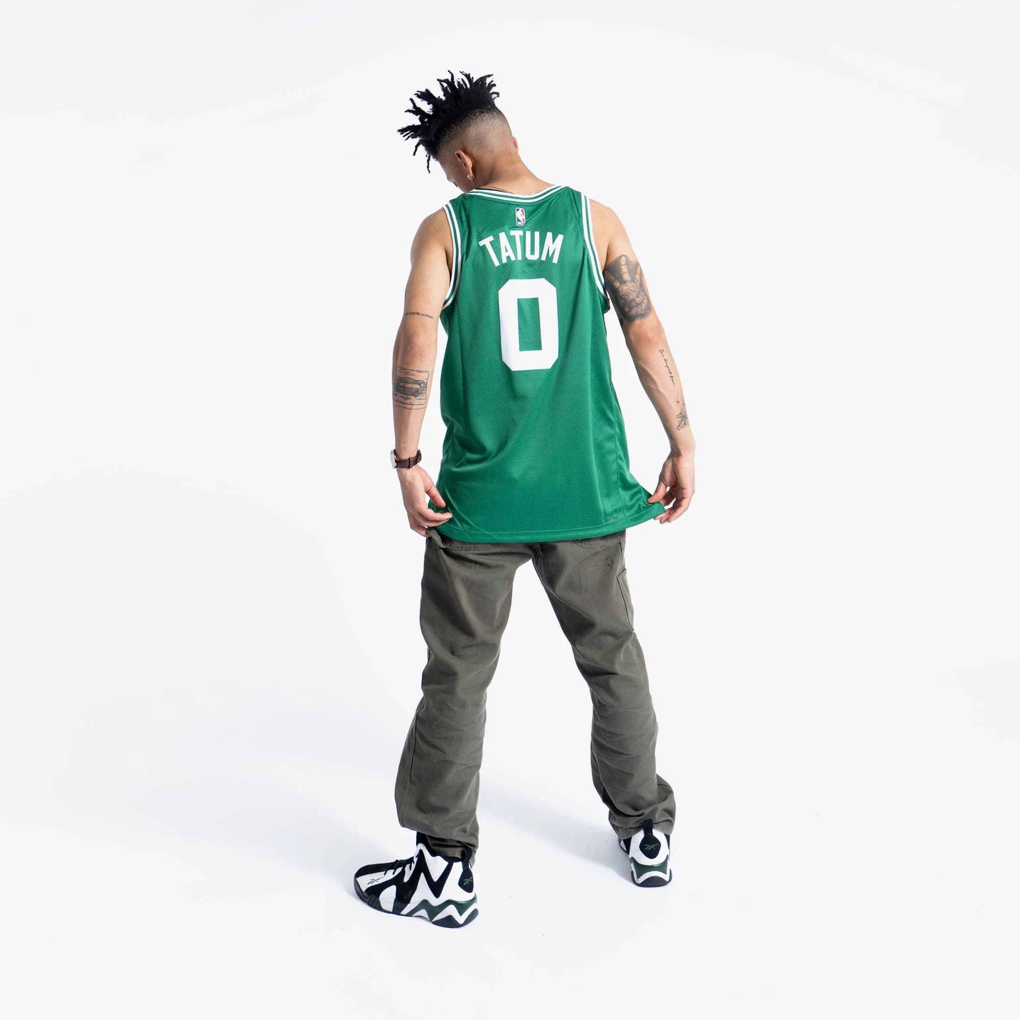 Баскетбольная джерси 2023-24 Boston Celtics Jayson Tatum #0 Swingman Icon Edition Green Jersey