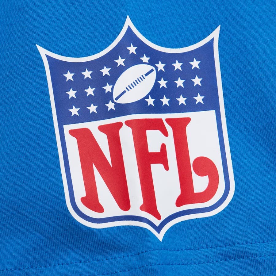 Футболка Mitchell & Ness Barry Sanders Blue Detroit Lions Ultimate Player T-Shirt