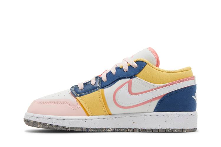 Кроссовки Air Jordan 1 Low SE GS 'Multi-Color Canvas'
