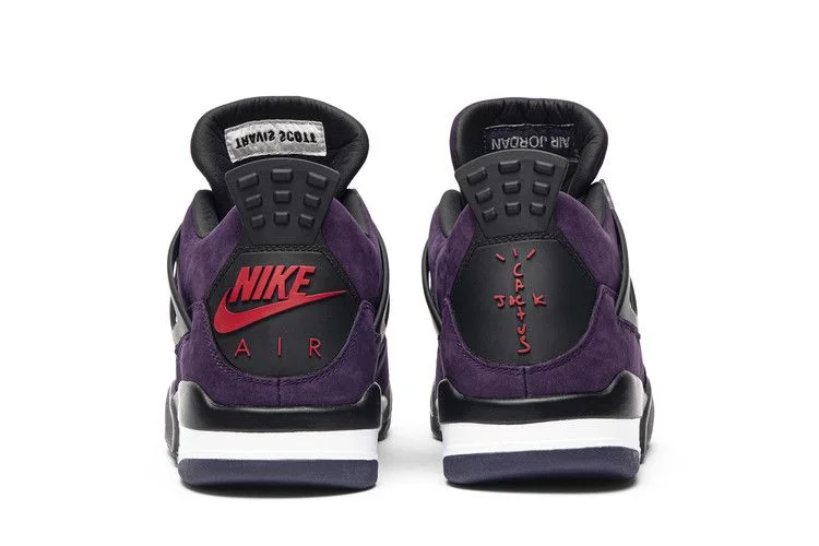 Krossovki-Travis-Scott-x-Air-Jordan-4-Retro-Purple-Suede-White-Midsole-Friends-Family-5