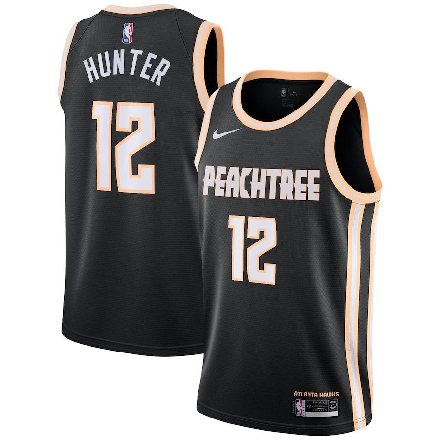 Баскетбольная джерси 2021-22 Atlanta Hawks #12 De Andre Hunter City Edition Swingman Jersey