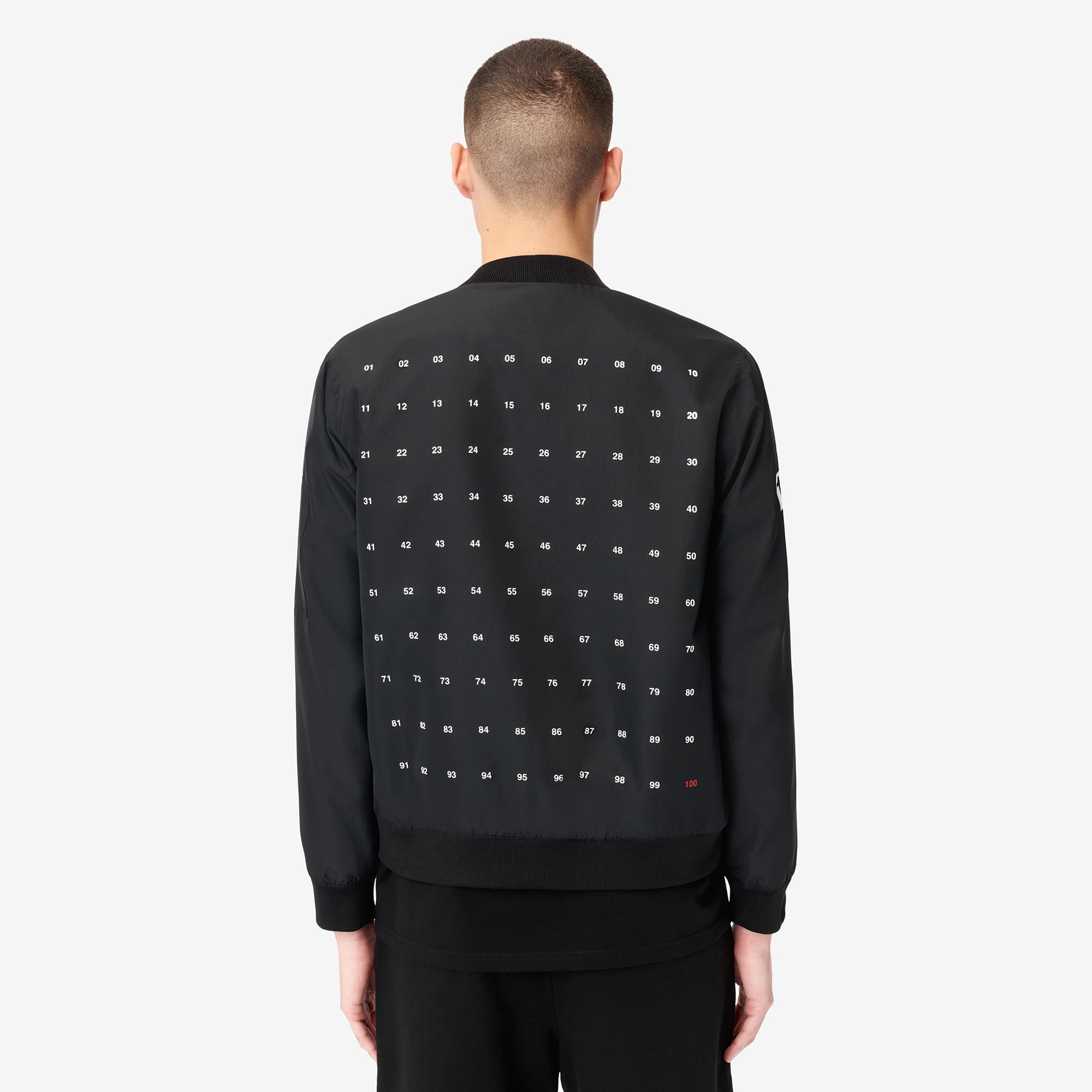 Бомбер 100 Thieves Numbers Bomber Jacket Black