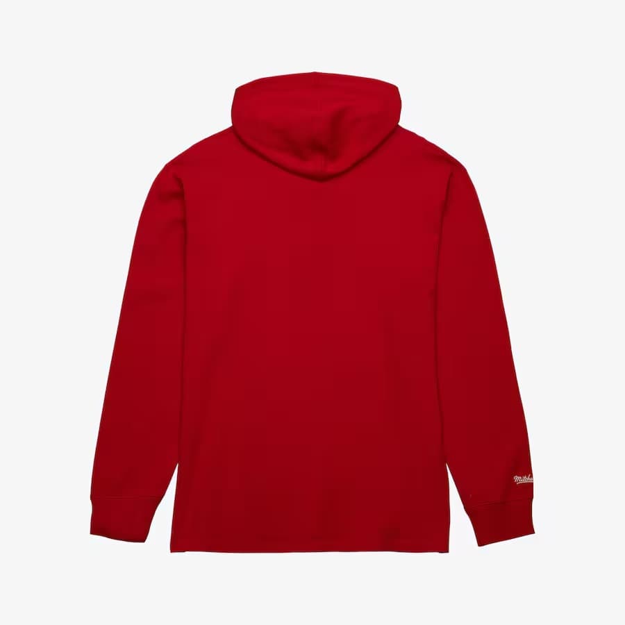 Худи Mitchell & Ness Scarlet Detroit Red Wings Thermal Lightweight Pullover Hoodie