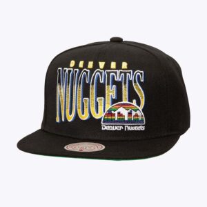 Mitchell-Ness-Black-Denver-Nuggets-Line-Work-Snapback-OG-Snapback-Hat-300x300