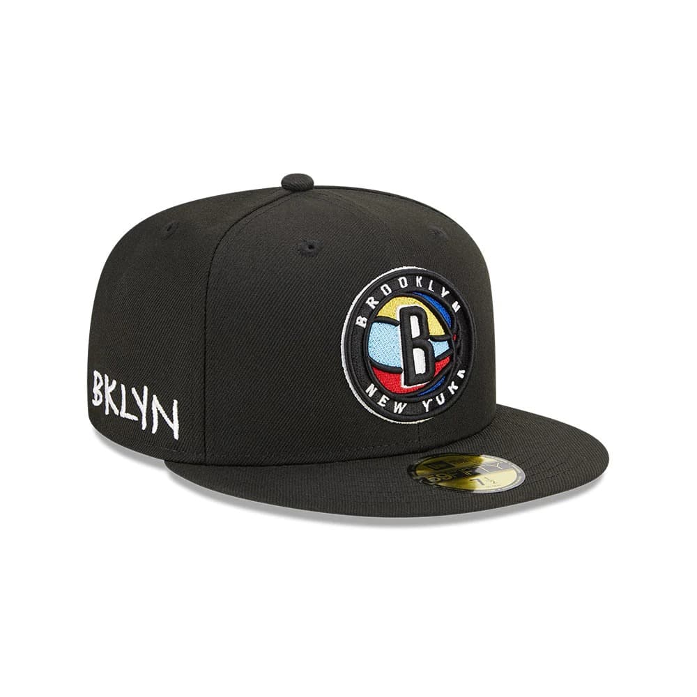 Бейсболка New Era Brooklyn Nets 59FIFTY 2023 City Edition NBA Fitted Hat