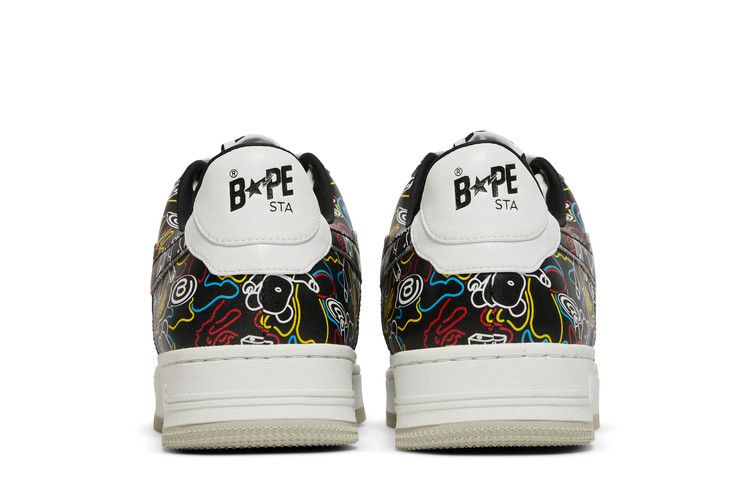 Кроссовки Medicom Toy x Bapesta Low M2 'Be@r Camo - Black'