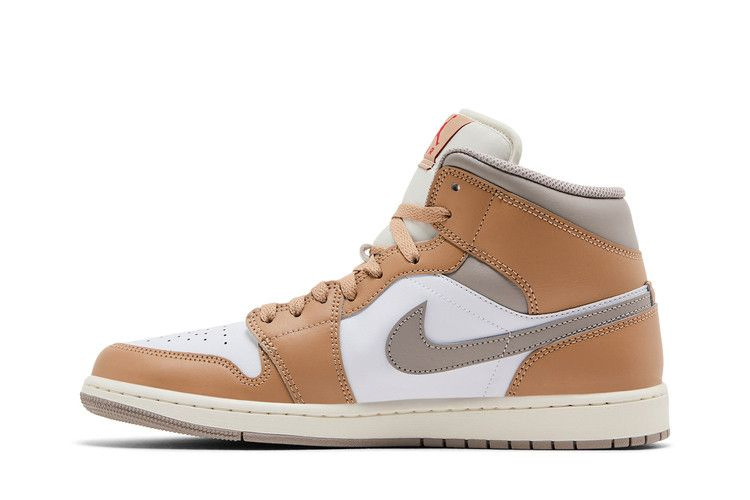 Кроссовки Air Jordan 1 Mid 'Hemp White'