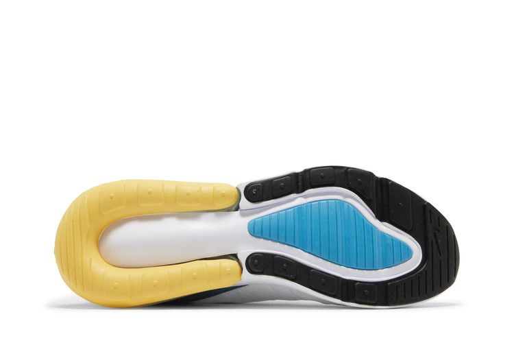 Кроссовки Nike Air Max 270 'White Industrial Blue Citron'