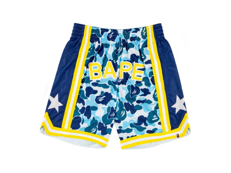 Спортивные шорты BAPE ABC Basketball Shorts Blue