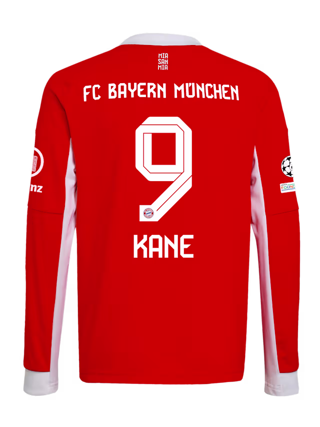 Футбольный лонгслив FC Bayern Munich Home Jersey 25-26 KANE 9