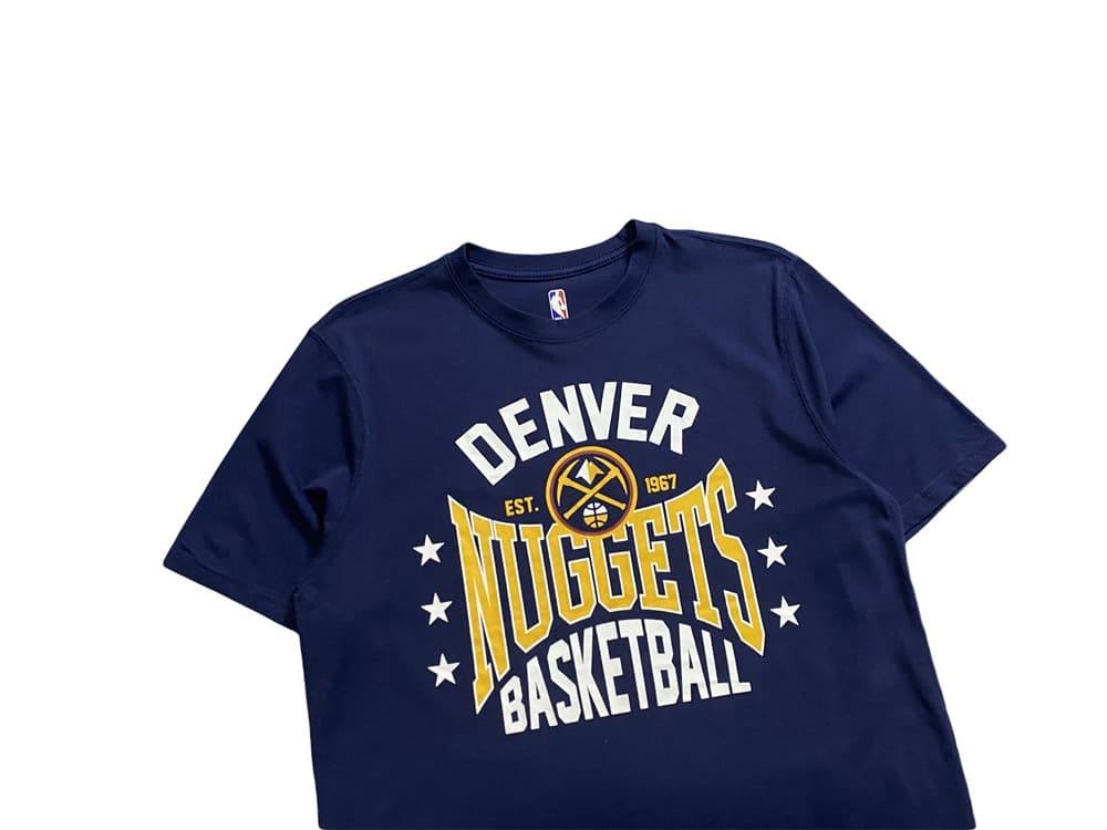 Футболка Main Squeeze NBA Denver Nuggets Navy T-Shirt