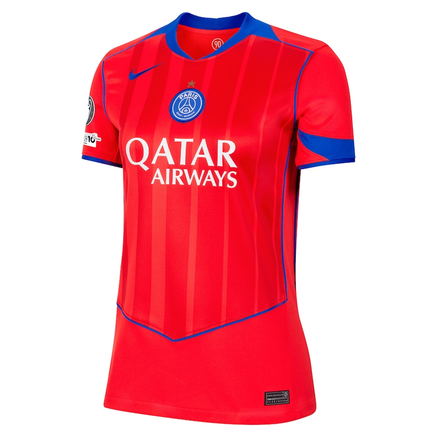 Женское футбольное джерси PSG Nike Third Stadium Shirt 2025-26 with UCL