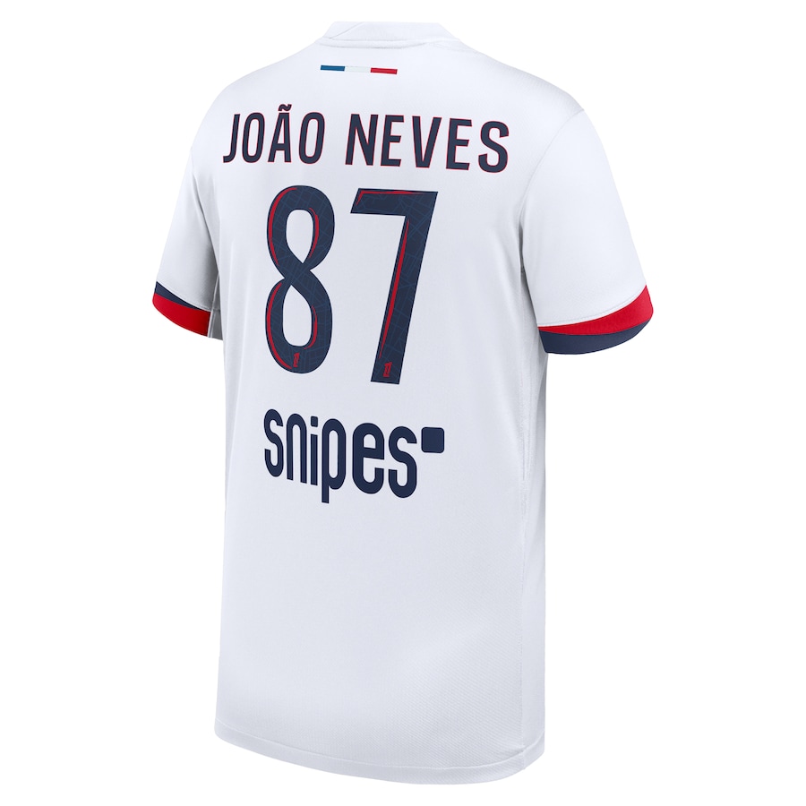 Детская Футбольная форма PSG Nike Away Stadium Shirt 2025-26 - João Neves 87