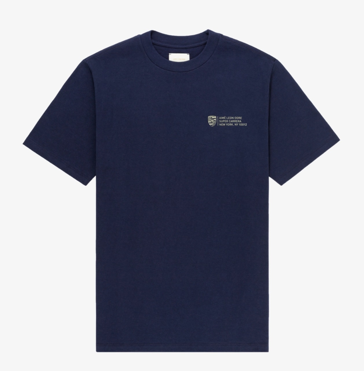 Футболка Aime Leon Dore x Porsche 911SC Grille Badge T-shirt Navy