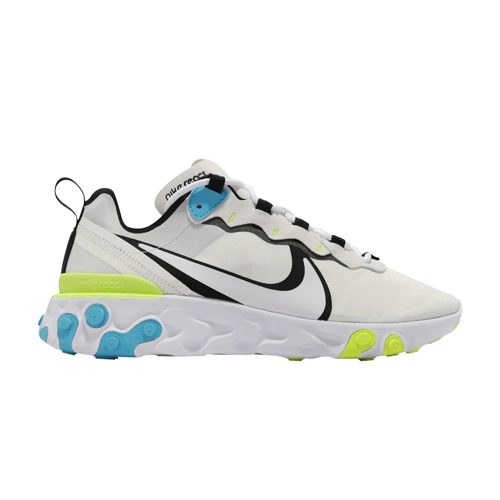 Krossovki-Nike-React-Element-55-White-Blue-Fury-Volt