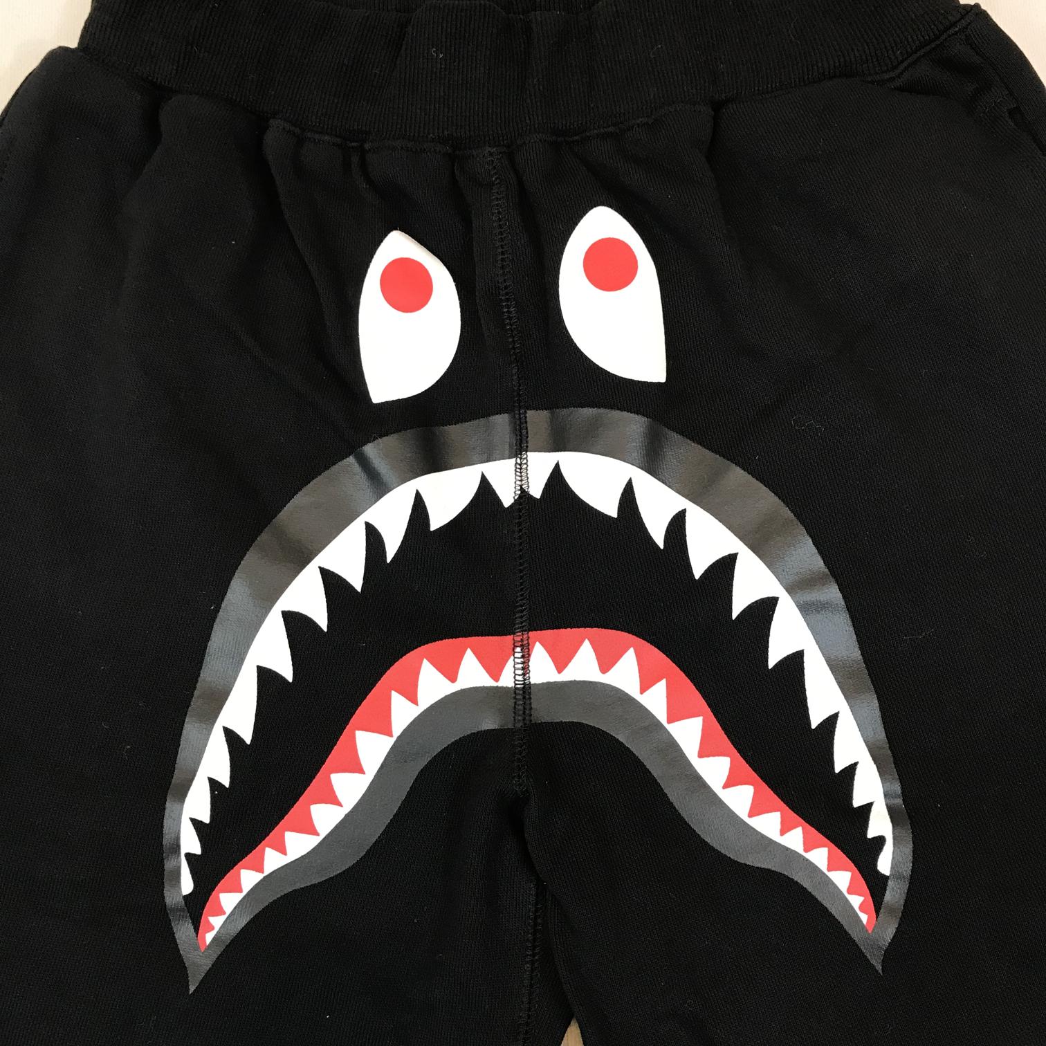 Спортивные шорты BAPE Shark Sweat Shorts Black