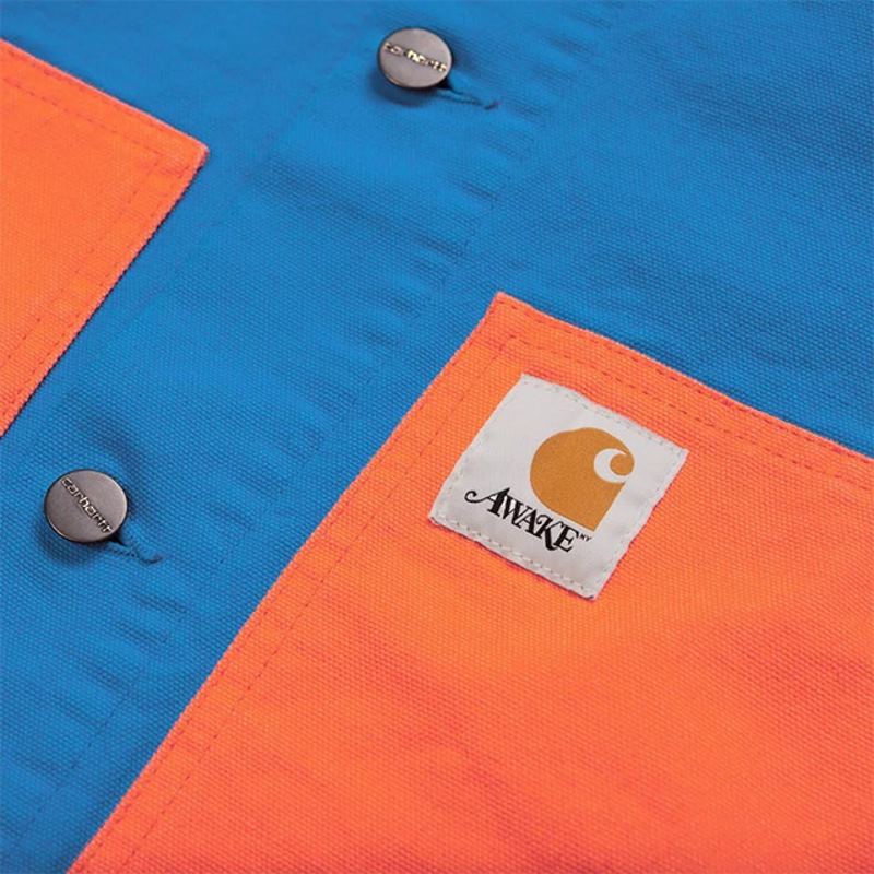 Куртка Awake x Carhartt WIP Michigan Chore Coat Blue