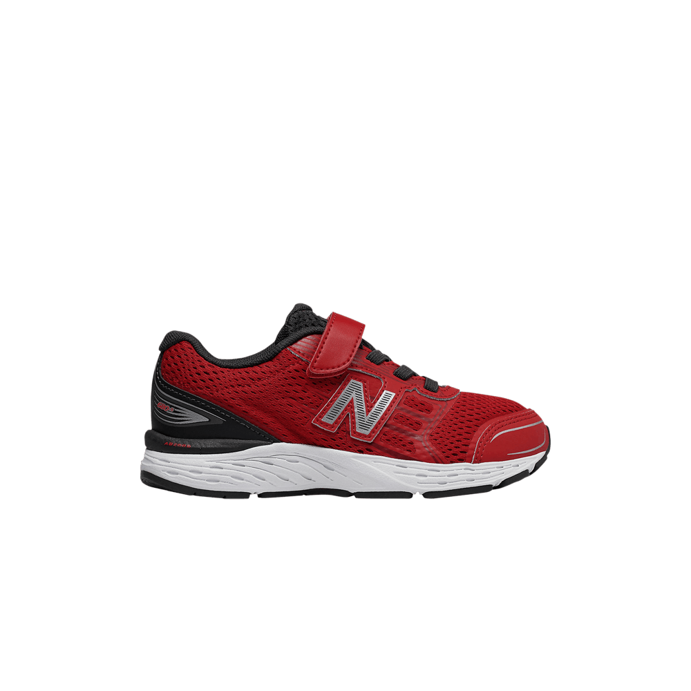 Кроссовки New Balance 680v6 Bungee Infant Extra Wide 'Red Black'