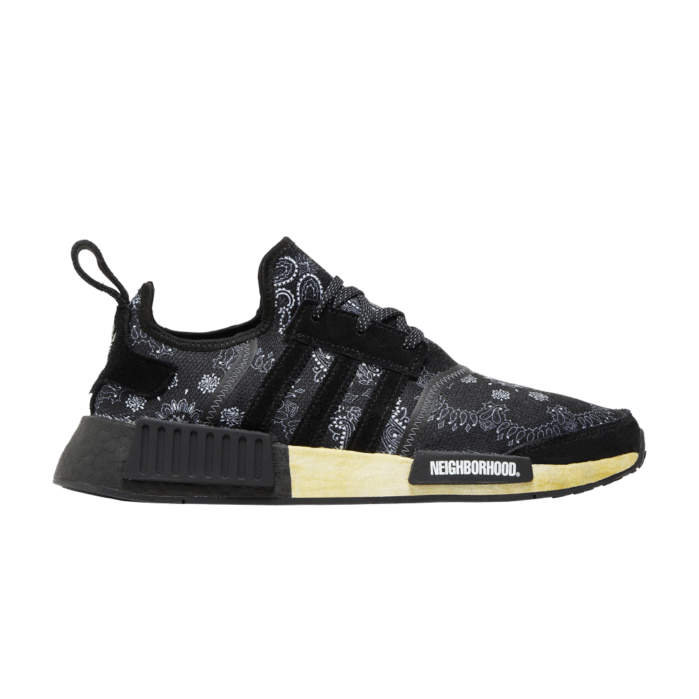 Кроссовки Neighborhood x adidas NMD_R1 'Black Paisley Bandana'