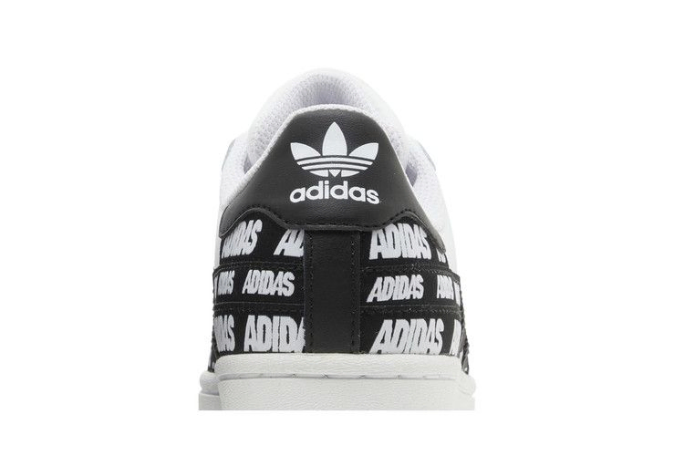 Кроссовки Adidas Superstar J 'Wordmark Heel Stripe - Cloud White'