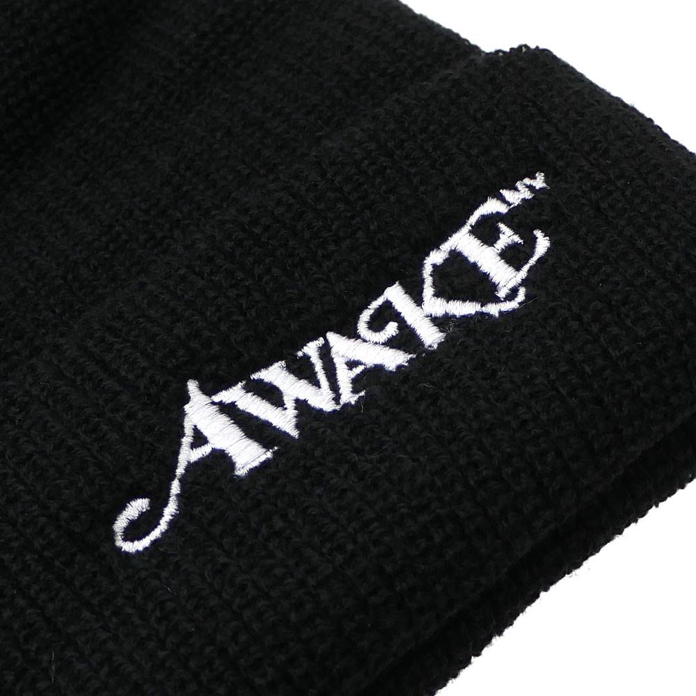Awake-Loose-Gauge-Classic-Logo-Beanie-Black-2