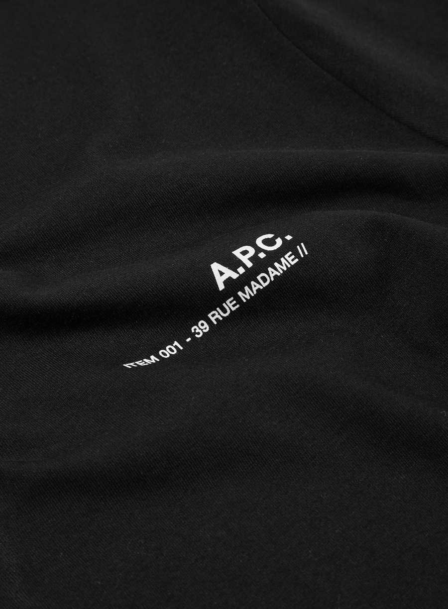 Футболка A.P.C. Item T-shirt Black