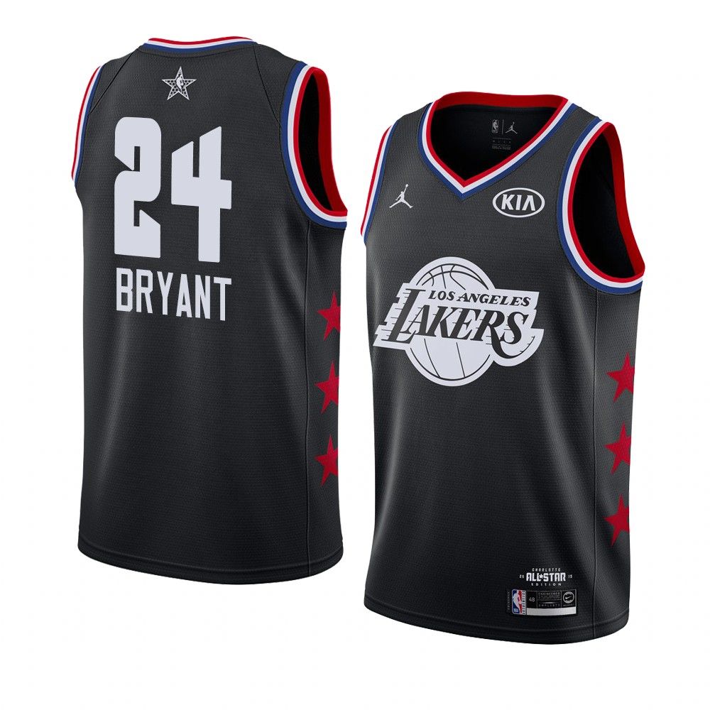 Баскетбольная джерси 2019 NBA All-Star LA Lakers Kobe Bryant #24 Black Swingman Jersey