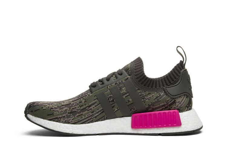 Кроссовки Adidas NMD_R1 Primeknit 'Utility Grey Camo'