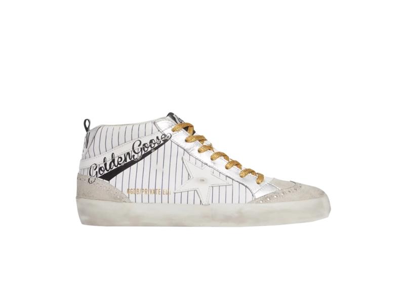 Кроссовки Golden Goose Wmns Mid Star Baseball Logo – White
