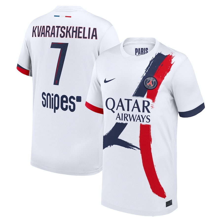 Детская Футбольная форма PSG Nike Away Stadium Shirt 2025-26 - Kvaratskhelia 7