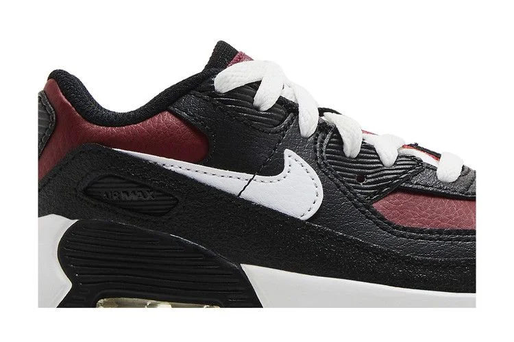 Кроссовки Nike Air Max 90 Leather TD 'Black Team Red'