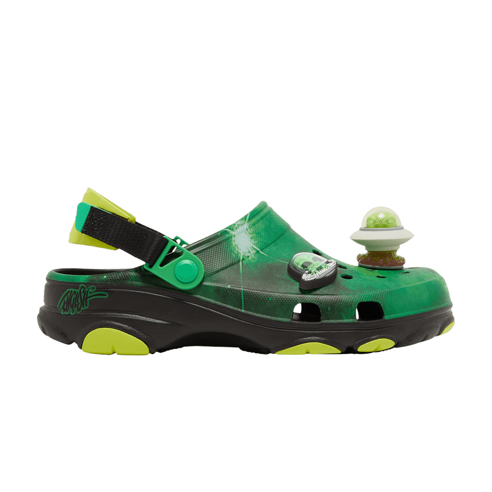Кроссовки Crocs Ron English x All-Terrain Clog 'Area 54 - Green Galaxy'