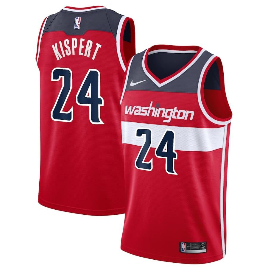 Баскетбольная джерси 2021-22 Washington Wizards #24 Corey Kispert Swingman Jersey – Red Icon Edition
