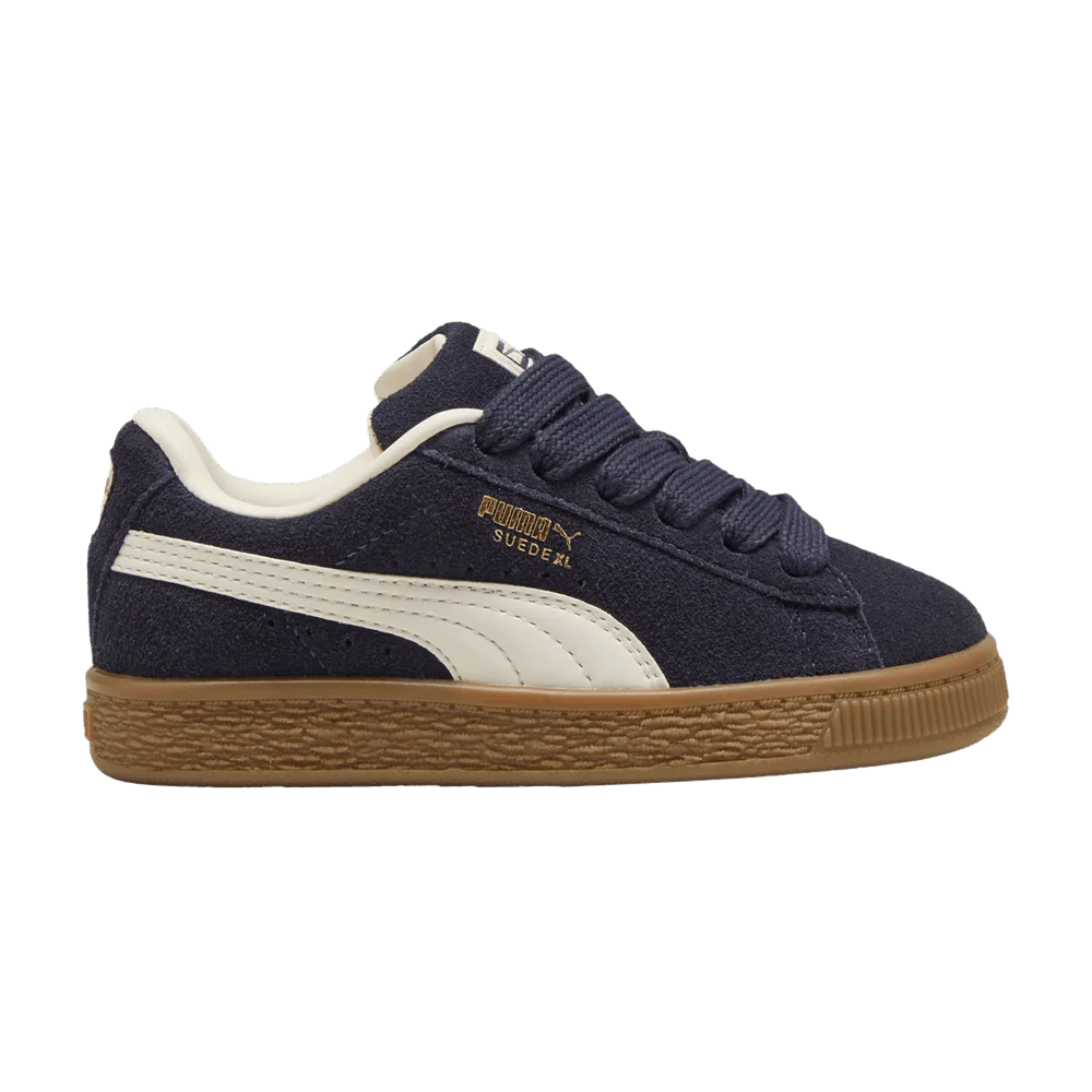 Кроссовки Puma Suede XL Little Kid 'New Navy Frosted Ivory'