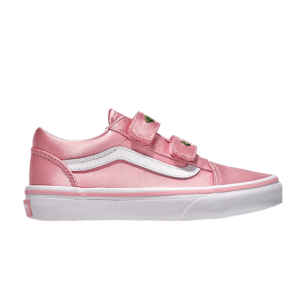 Krossovki-Vans-Old-Skool-V-Kids-Rose-Pink-Satin