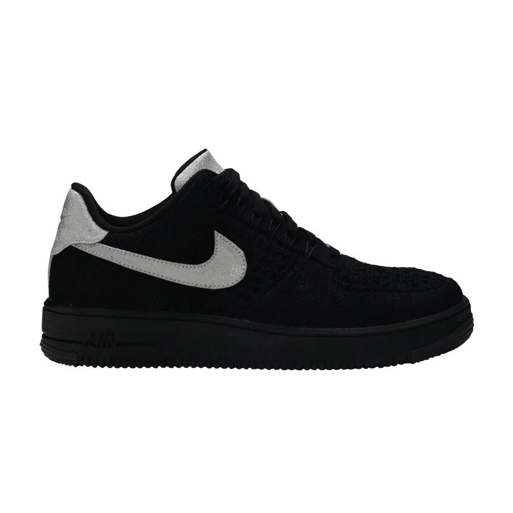 Krossovki-Nike-Air-Force-1-Ultra-Flyknit-Black-Metallic-Silver
