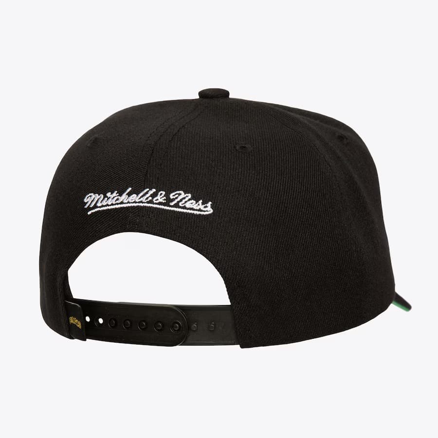 Бейсболка Mitchell & Ness Black Pittsburgh Pirates Neon Logo Pro Crown Snapback Hat