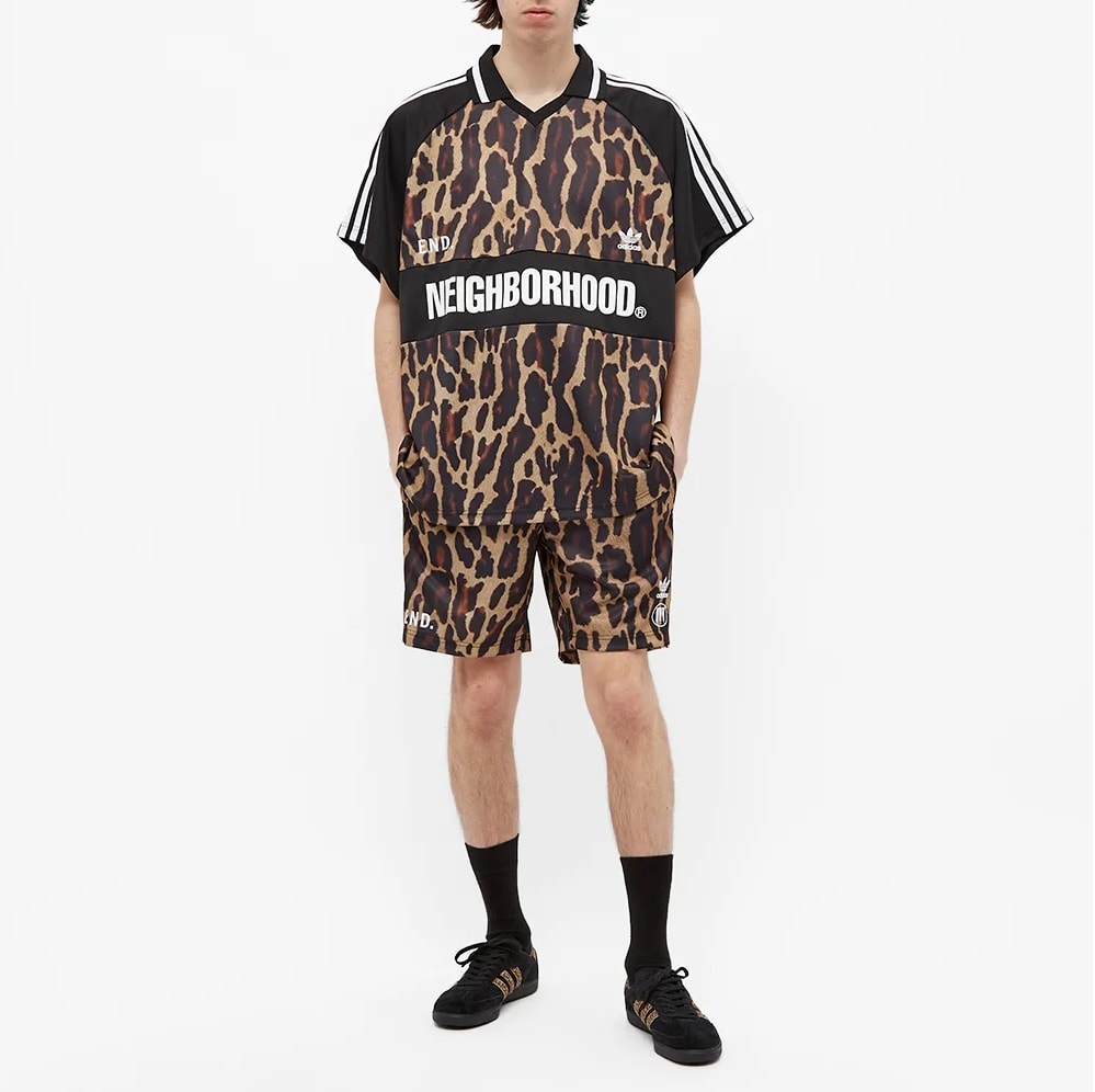 Футболка Neighborhood x END x adidas Oversize Jersey Leopard