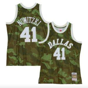 1998-99-Dallas-Mavericks-41-Dirk-Nowitzki-Mitchell-Ness-Ghost-Green-Camo-Jersey-2-300x300