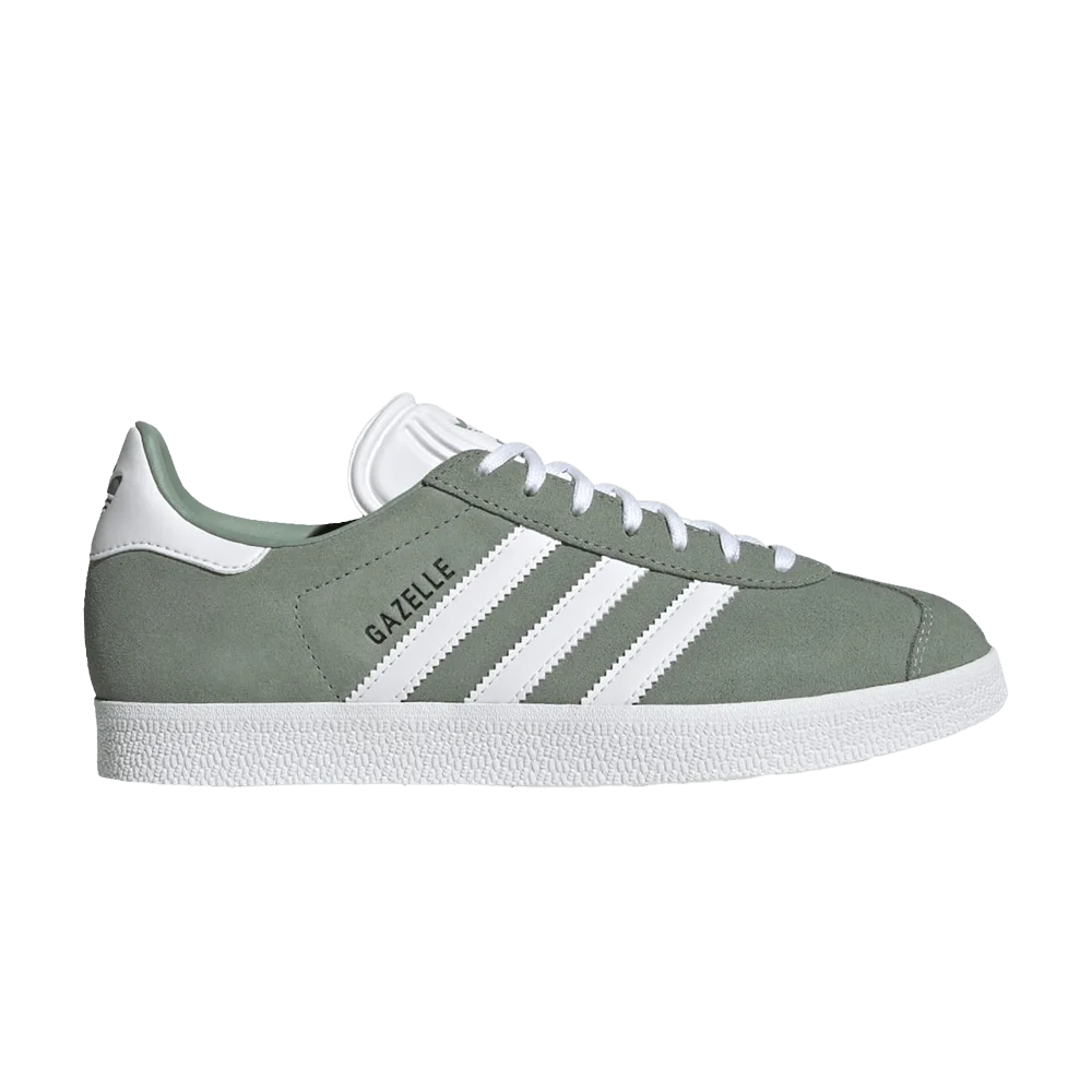 Krossovki-Adidas-Gazelle-Silver-Green