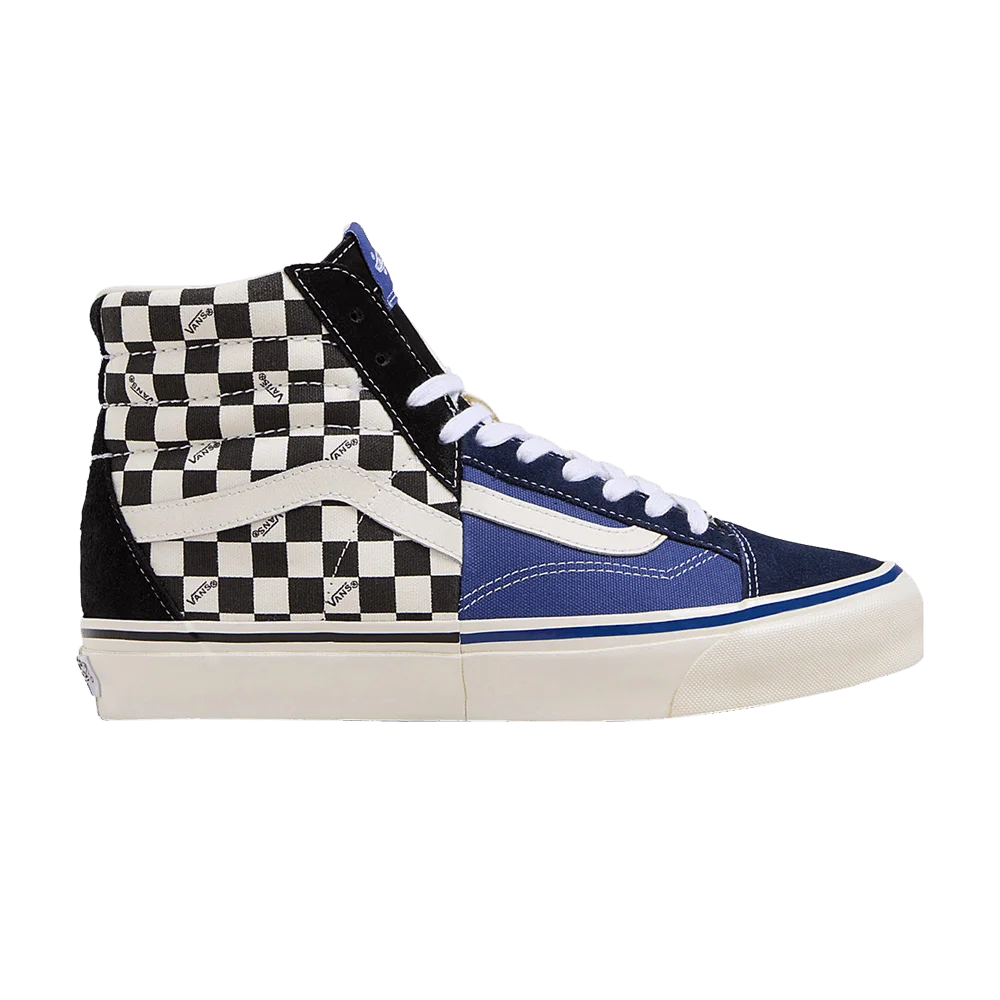 Кроссовки Vans Premium Clash the Wall 'Checkerboard - Black Blue'