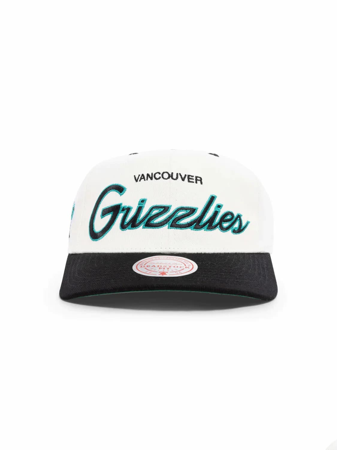 Бейсболка Mitchell & Ness Vancouver Grizzlies Team Script Golfer NBA Snapback Hat