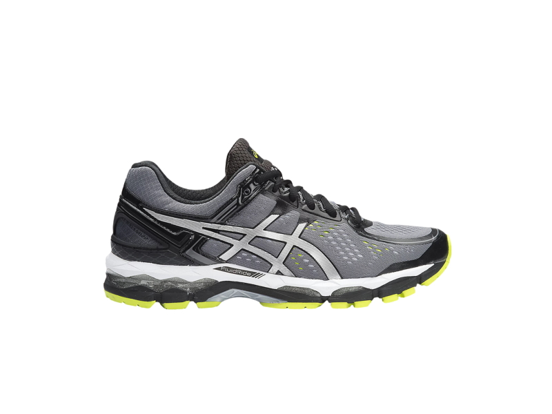 Кроссовки Asics Gel Kayano 22 4E Wide Charcoal Silver Lime