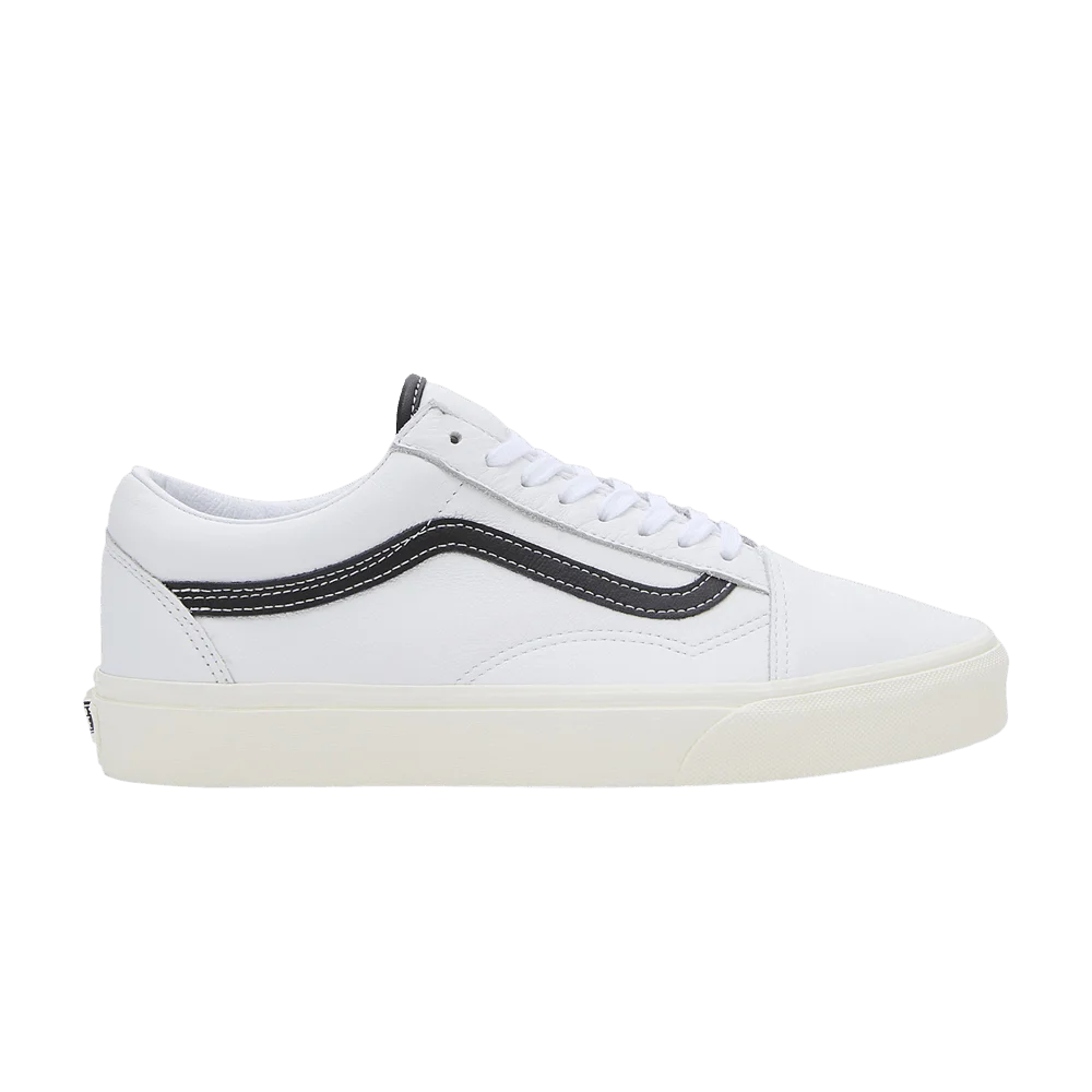 Vans Old Skool 'White Black Leather'