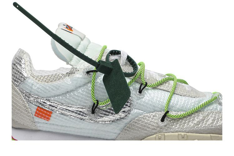 Кроссовки Off-White x Nike Wmns Waffle Racer 'Electric Green'