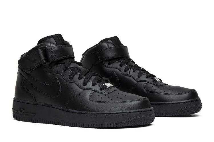 Krossovki-Nike-Air-Force-1-Mid-07-Triple-Black-7