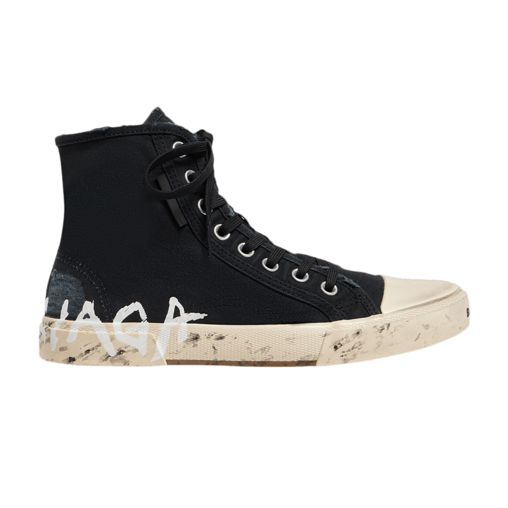 Кроссовки Balenciaga Paris High 'Graffiti - Black'