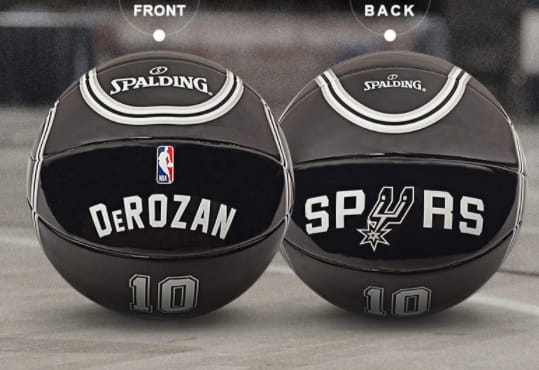 Баскетбольный подарочный мяч 2020 NBA Spalding Basketball Ball