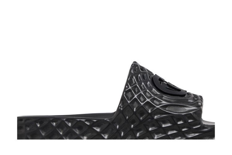 Сандалии Gucci Slide Sandal 'Interlocking G - Black Water Ripples'