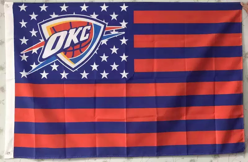 Флаг NBA Oklahoma City Thunder